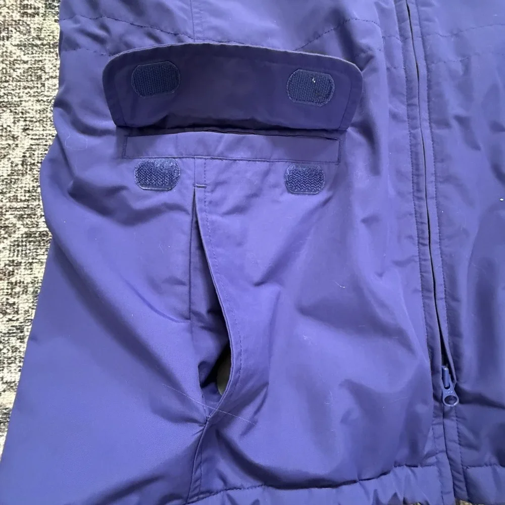 LANDS END Size M /P 10-12 Fleece Lined Polartec Aircore-200 Parka NO HOOD Womens - Picture 8 of 10
